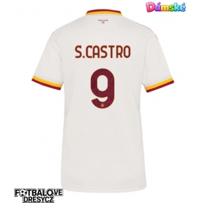 AS Roma Santiago Castro #9 Dámské Venkovní Dres 2026-27 Krátký Rukáv